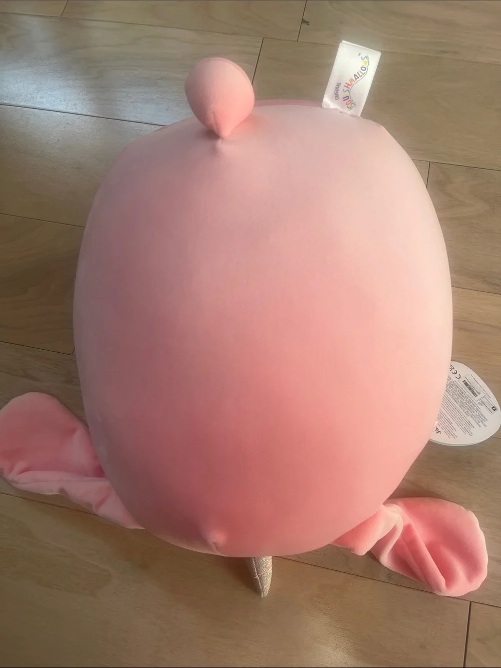 Squishmallows Pink Unicorn Plush Pillow with Sparkle Horn